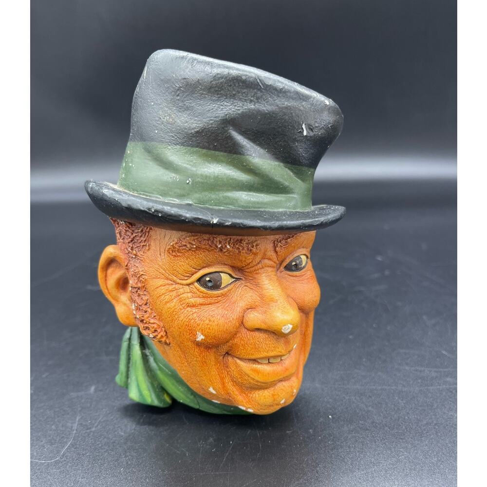 Vintage 1962 Bossons Irish Chalkware Wall Hanging St. Patrick’s Day *Paint Chips